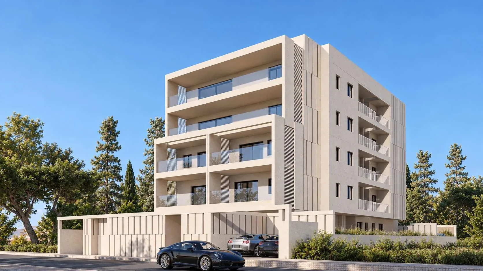 Vrilissia, Athens · Concept visualisation by DNE Architects